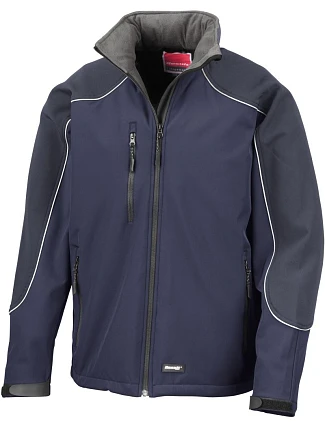 Result R 118X 3-vrstvá softshell bunda "IceFell" s kapucí 30.118X all navy Result R 118X 3-vrstvá softshell bunda "IceFell" s kapucí 30.118X all navy