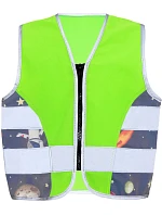 Korntex ACTION Dětská bezpečnostní vesta 76.ACTN neon green/ufo Korntex ACTION Dětská bezpečnostní vesta 76.ACTN neon green/ufo
