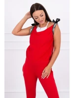 Kalhoty/oblek s nápisem selfie red Kalhoty/oblek s nápisem selfie red