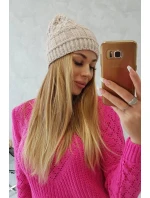 Fleecová čepice Marta K231 light beige Fleecová čepice Marta K231 light beige