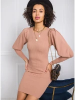 Šaty EM SK PL3850.66P světle hnědá