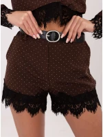 IT SN šortky FL9965.88 tmavě hnědé IT SN šortky FL9965.88 tmavě hnědé