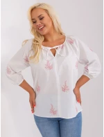 Halenka LK BZ 509324 1.81P bílá a růžová Halenka LK BZ 509324 1.81P bílá a růžová