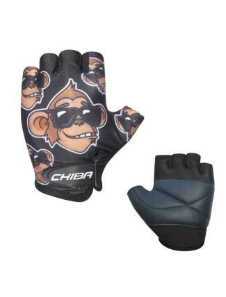 CHIBA COOL KIDS rukavice černá opice S