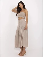 Dámská sukně D73761M50187B béžová - Sublevel