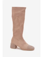 Kozačky na podpatku  model 220221 Step in style