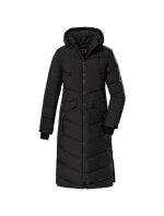 Dámský podzimní kabát Killtec KOW 62 černý větruodolný a prodyšný černý (38642/200)