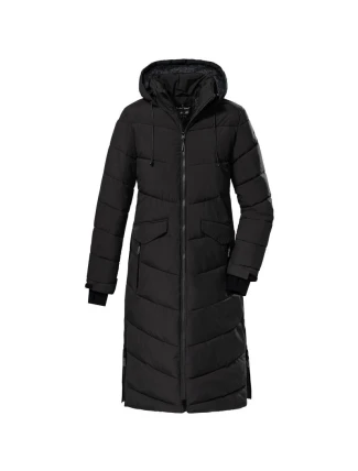 Dámský podzimní kabát Killtec KOW 62 černý větruodolný a prodyšný černý (38642/200)