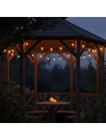 OSVĚTLENÍ SVĚTELNÉHO ŘETĚZCE IMITUJÍCÍHO PLAMEN 10LED