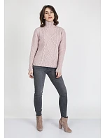 Svetr Estelle SWE 121 Powder pink - MKMSwetters Svetr Estelle SWE 121 Powder pink - MKMSwetters