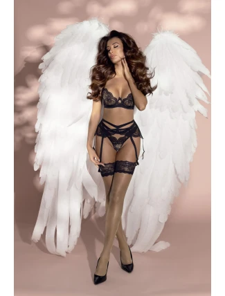 Dámský podvazkový pás V-10712 Černá - Axami Dámský podvazkový pás V-10712 Černá - Axami