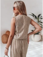 Dámská hnědá vesta LINELIA FashionStreet PY0135