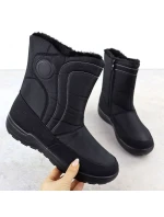 Dámské ploché zateplené sněhule černé Potocki SU33310