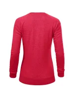 Merger mikina dámská červený melír