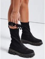 Dámské boty na platformě černé FashionStreet ZY1135