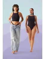 Dámský top ZERO Feel Bliss Crop Top - BLACK - černý 0004 - SLOGGI Dámský top ZERO Feel Bliss Crop Top - BLACK - černý 0004 - SLOGGI