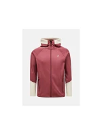 Pánská mikina PEAK PERFORMANCE M Rider Essentials Midlayer Zip Hood, červená