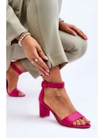Dámské Sandály Na Podpatku Fuchsie Lexi Dámské Sandály Na Podpatku Fuchsie Lexi