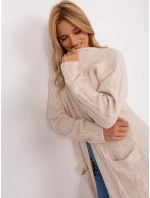 Cardigan AT SW 2395.30 světle béžová Cardigan AT SW 2395.30 světle béžová