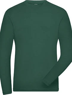 Daiber JN 1804 Pánské pracovní elast. tričko - Solid 02.1804 dark green