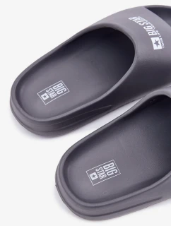 Pánské pěnové pantofle s logem Big Star – šedé