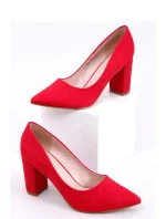 Dámské lodičky na sloupkovém podpatku NF-76P červená - Seastar Dámské lodičky na sloupkovém podpatku NF-76P červená - Seastar