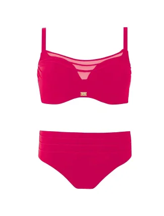 Dámské dvoudílné plavky  Monte Carlo 3  S940V1MO3 tm. růžové - Self