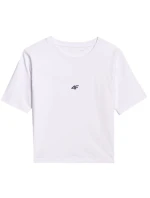 Dámské tričko 4F F2971 bílé 4FWAW25TTSHF2971 10S