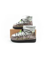 D.Franklin snow boots women winter fashion insulated boots silver dámské