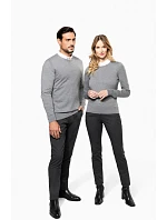 Kariban PK 900 Pánský svetr Supima® 20.0900 grey heather Kariban PK 900 Pánský svetr Supima® 20.0900 grey heather