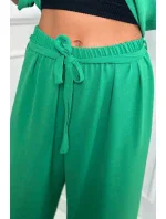 Souprava halenky a kalhot zelená