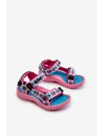 Dětské sandálky Lee Cooper LCW-24-34-2600 Růžové