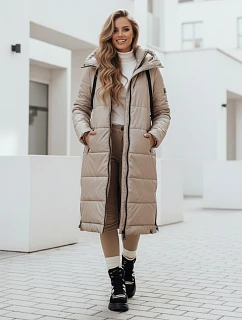 Dámská přechodná bunda ORVITA TY5026 béžová - FashionStreet