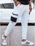 Pánské tepláky combat white FashionStreet UX4370