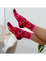 Dámské ponožky Steven art.136 Srdce