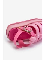 Voňavé Dětské Sandálky Na Suchý Zip ZAXY NN385018 Růžové Voňavé Dětské Sandálky Na Suchý Zip ZAXY NN385018 Růžové