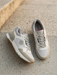 Pánské tenisky na platformě Big Star TT174032 Bílomodré