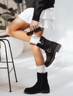 Dámské černé boty FashionStreet ZY1218