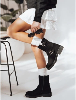 Dámské černé boty FashionStreet ZY1218