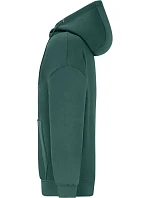 Daiber 8043 Těžká unisex oversize mikina s kapucí 02.8043 smoky green