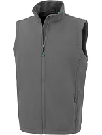 Result R 902M Pánská 2-vrstvá softshell vesta "Printable" 30.902M workguard grey