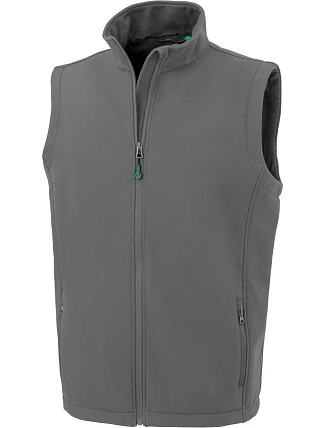 Result R 902M Pánská 2-vrstvá softshell vesta "Printable" 30.902M workguard grey