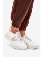 Dámské Sportovní Boty Na Platformě Vinceza 58510 Bílé