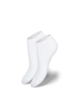 Dámské ponožky kotníčkové bambusové bílé Dámské ponožky kotníčkové bambusové bílé