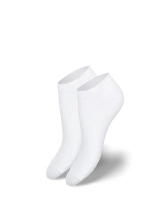 Dámské ponožky kotníčkové bambusové bílé Dámské ponožky kotníčkové bambusové bílé