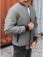 Pánská bunda bomber grafitová FashionStreet TX3824