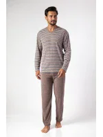 Pánské pyžamo Regina 450 froté dlouhé/r M-XL