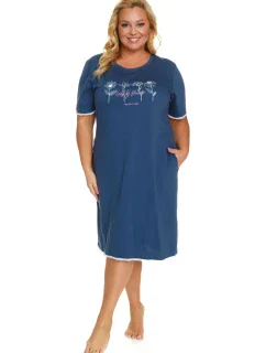 Dámská noční košilka 5366 blue - Doctor Nap