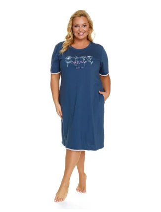 Dámská noční košilka 5366 blue - Doctor Nap
