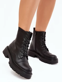 Zateplené dámské pracovní boty Big Star OO274140 černé